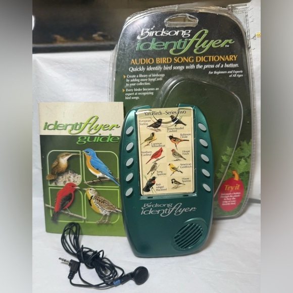Bird Song Identiflyer Handheld Audio Bird Song Dictionary with Earphone Tested - Picture 2 of 5